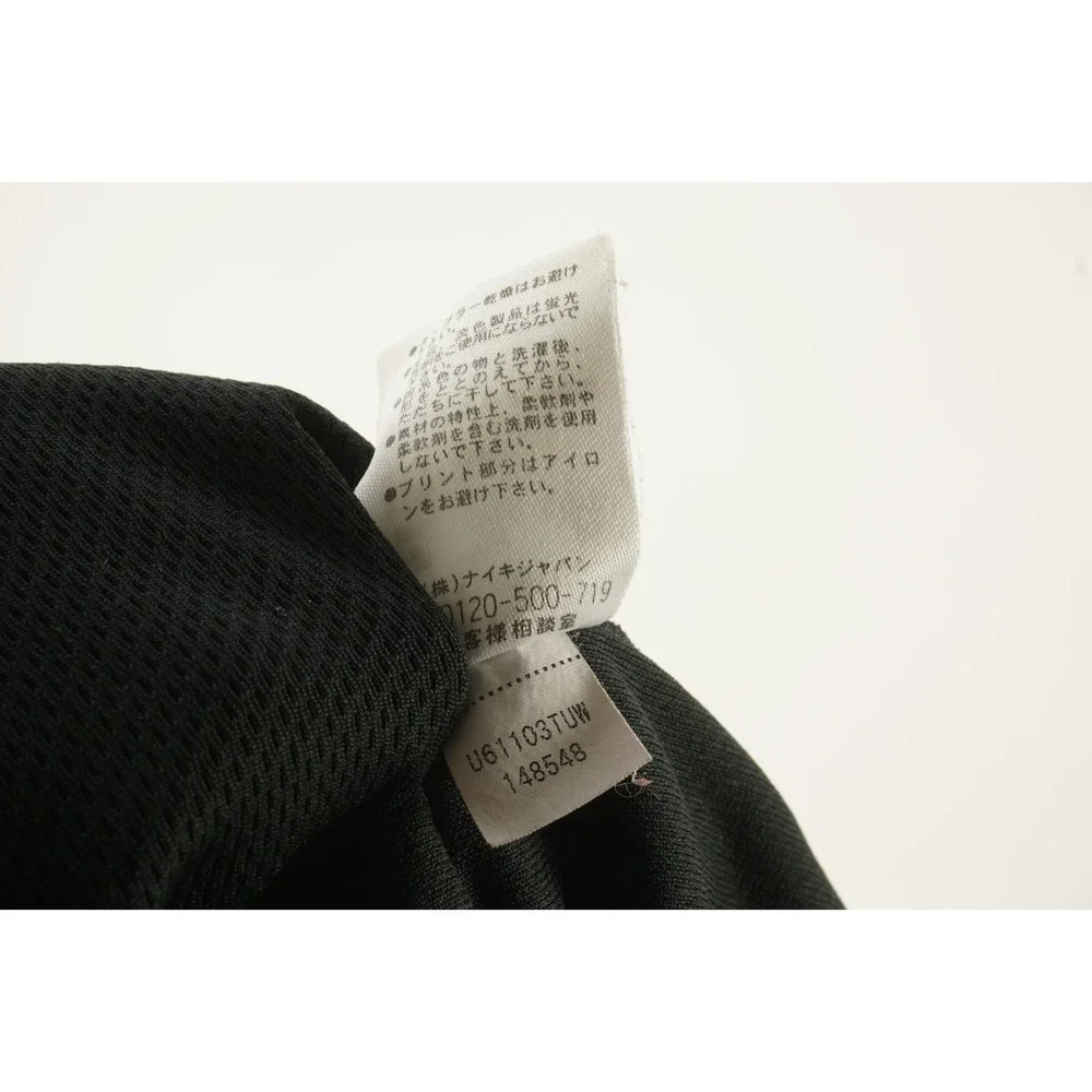 Vintage Nike Baseball Japan Power Warning Bat Glove T-Shirt Men's Large‎ Black